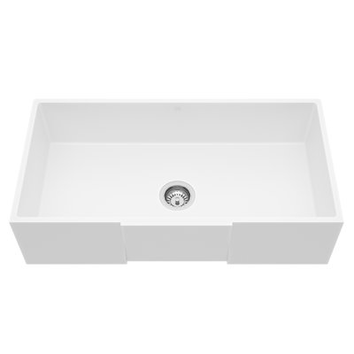 Stone farmhouse kitchen sinks